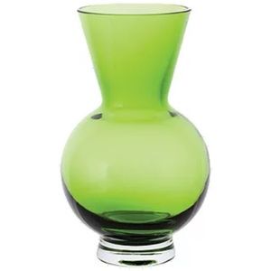 Dartington little gems crystal lime green vase